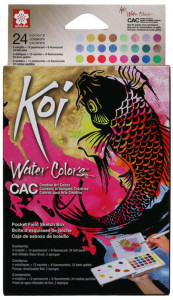 SAKURA Aquarellfarben Koi Water Colors Sketch Box 12