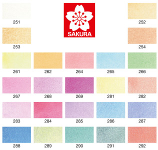 SAKURA Aquarellfarben Koi Water Colors Sketch Box 24