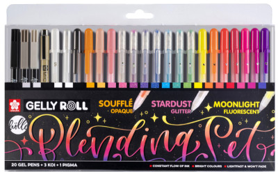 SAKURA Frau Hölle Blending Set Gelly Roll, 24er Set