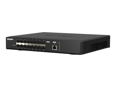 Qnap : WEBMANAG SWITCH 1PORT 10GBERJ45 16 PORTS GBE SFP28 RM DESIGN