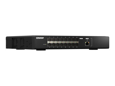 Qnap : WEBMANAG SWITCH 1PORT 10GBERJ45 16 PORTS GBE SFP28 RM DESIGN