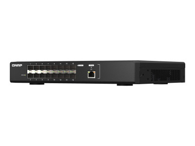Qnap : WEBMANAG SWITCH 1PORT 10GBERJ45 16 PORTS GBE SFP28 RM DESIGN