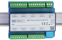W&T WebThermograph 8x, zur Erfassung von 8 Temperaturpunkten W&T WebThermograph 8x, zur Erfassung von 8 Temperaturpunkten