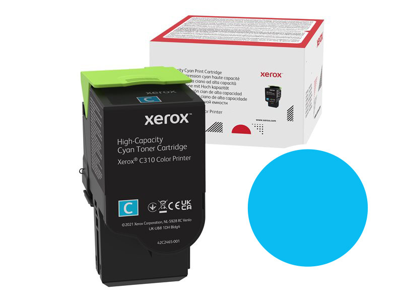 Xerox Toner Cyan Haute Capacité 5500 pages pour C310 C315