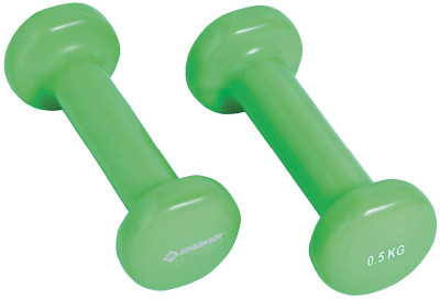SCHILDKRÖT Haltères vinyle, set de 1,0 kg, vert