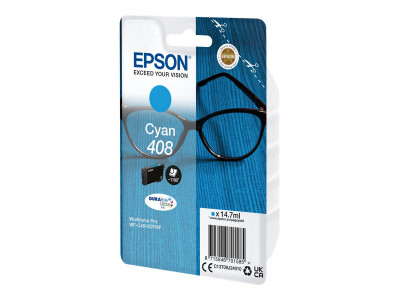 Epson : 408 DURABRITE ULTRA INK CYAN cartouche jet d'encre