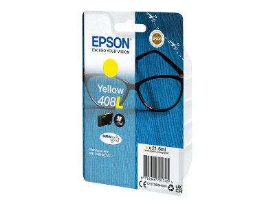 Epson : 408L DURABRITE ULTRA INK YELLOW XL cartouche jet d'encre