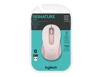 Logitech : SIGNATURE M650 WIRELESS MOUSE ROSE - EMEA