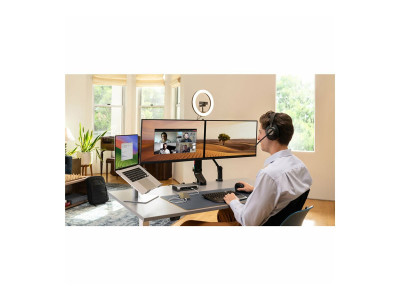 Kensington : SPACE SAVING MONITOR ARM DUAL