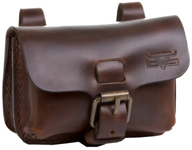 MIKA Gürteltasche S, Querformat, aus Sattelleder, schwarz