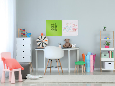 nobo Tableau mémo carré, (L)360 x (H)360 mm, rose