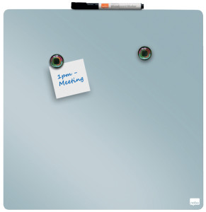 nobo Tableau mémo carré, (L)360 x (H)360 mm, blanc