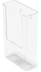 deflecto Porte-brochures, plat,DIN long portrait,transparent