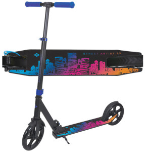 SCHILDKRÖT Trottinette City Scooter Street Artist 2.0, bleu