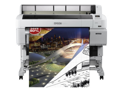 Epson : SURECOLOR SC-T5200D-PS 2880 X 1440 DPI 28SEC/A1 LFP