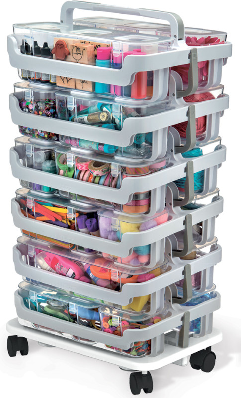 deflecto Système de rangement Caddy Organizer, blanc