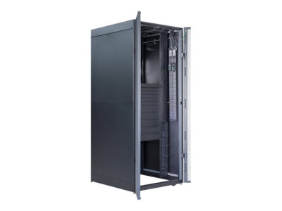 APC : EASY RACK 800MM/48U/1200MM avec ROOF SIDE PANEL CASTORS FEET et