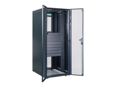 APC : EASY RACK 800MM/48U/1200MM avec ROOF SIDE PANEL CASTORS FEET et