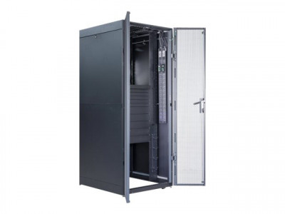 APC : EASY RACK 800MM/48U/1200MM avec ROOF SIDE PANEL CASTORS FEET et