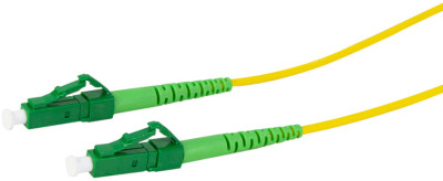 LogiLink Câble batch fibre optique, OS2, 0,5 m, jaune