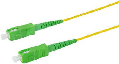 LogiLink Câble patch à fibre optique, 2x SC-Simplex, jaune