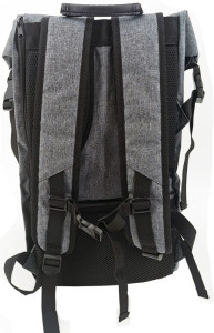 LiGHTPAK Sac à dos pour PC portable, polyester 600D, gris