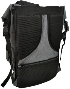 LiGHTPAK Sac à dos pour PC portable, polyester 600D, gris