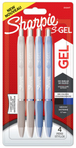 Sharpie Stylo encre gel S-GEL FASHION, 0,7 mm, assorti