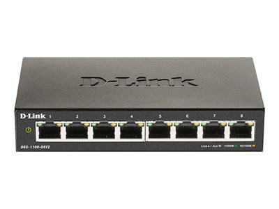 D-Link : 8-PORT SMART GIGABIT SWITCH LAYER2
