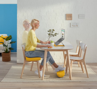 Leitz Repose-pieds Ergo Cosy, jaune