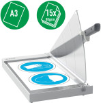 LEITZ Massicot à levier Office, A3, anthracite