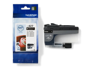 Brother LC427BK Cartouche d'encre Noir 3000 pages pour MFC-J6957DW et MFC-J5955dw