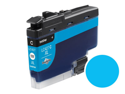 Brother LC427XLC Cartouche d'encre Cyan 5000 pages pour MFC-J6957DW et MFC-J5955dw