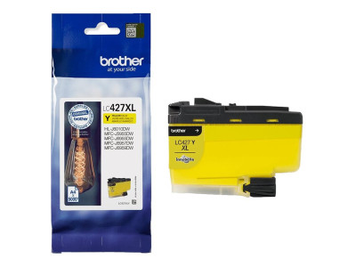 Brother LC427XLY Cartouche d'encre Jaune 5000 pages pour MFC-J6957DW et MFC-J5955dw