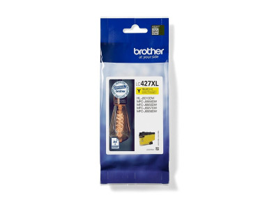 Brother LC427XLY Cartouche d'encre Jaune 5000 pages pour MFC-J6957DW et MFC-J5955dw