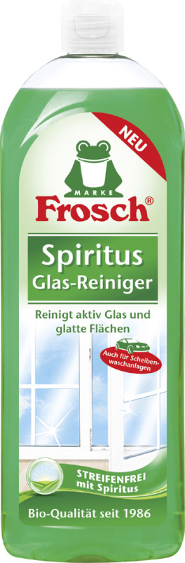 Frosch Glasreiniger Spiritus, 750 ml Flasche