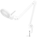 LogiLink Lampe loupe à LED, avec pince, blanc LogiLink Lampe loupe à LED, avec pince, blanc