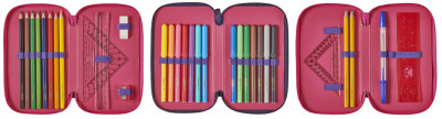 herlitz Etui scolaire triple 