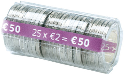 RESKAL Etui à monnaie THE CONTAINER, kit de 400 tubes