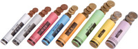 RESKAL Tube à monnaie pour pièce Euro, papier, 25 x 1 EUR