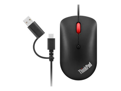 Lenovo : THINKPAD USB-C WIRED COMPACT MOUSE