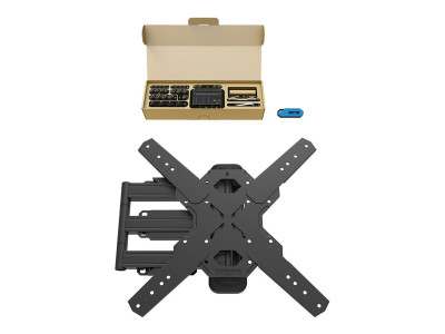 Neomounts : SCREEN WALL MOUNT (FULL MOTION/ 3 PIVOTS/ VESA 400X400)