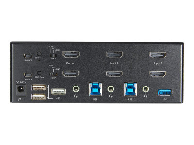 Startech : COMMUTATEUR KVM HDMI 2.0 2 PORTS 4K 60HZ ULTRA HD