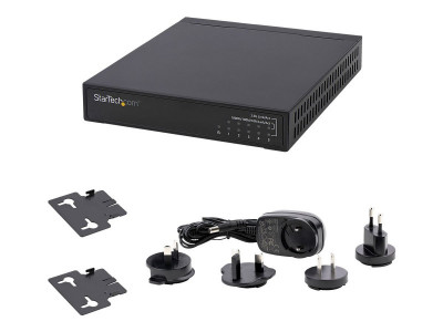 Startech : UNMANAGED 2.5G SWITCH 5 PORT - ALL-METAL CASE FANLESS WALL kit