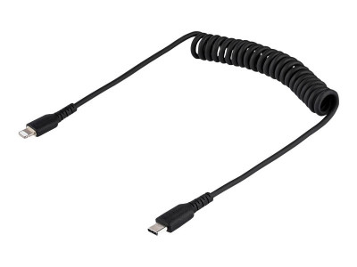 Startech : USB C TO LIGHTNING cable - 50CM (20IN) COILED cable BLACK