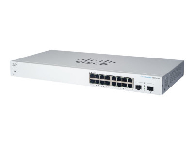 Cisco : CBS220 SMART 16-PORT GE POE 2X1G SFP