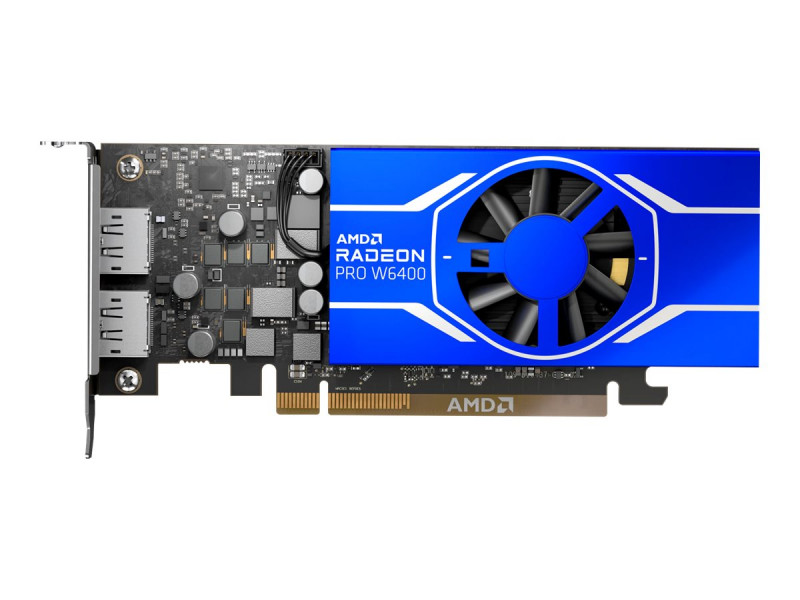 AMD : RADEON PRO W6400 4GB PCIE 4.0 X4 2XDP 4GB GDDR6