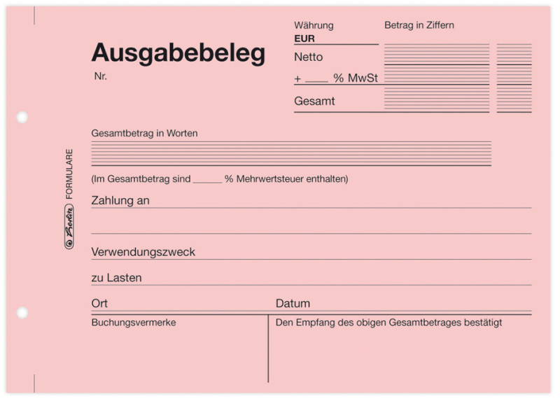 herlitz Formularbuch 