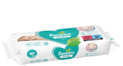 Pampers Lingettes humides Sensitive, paquet de recharge