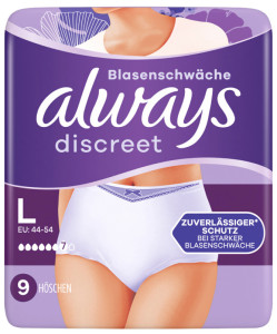 always discreet Culotte pour incontinence Plus, taille: L